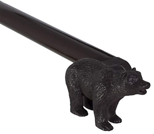 Urbanest 3/4” Farmhouse Bear Adjustable Window Treatment Single Curtain Rod, 48