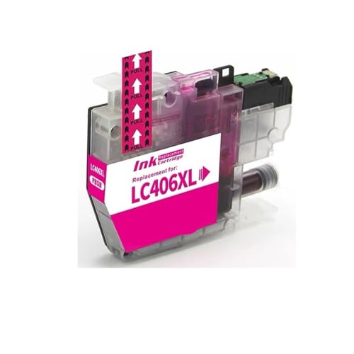 Cartouche LC406 Brother magenta haute capacité pour éviter les pannes d'encre