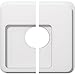Ekena Millwork CMP10LN2-03000 Lucan Architectural Grade PVC Contemporary, Two Piece Urethane Ceiling Medallions 10"OD x 3"ID x 3 1/2"C x 1"P