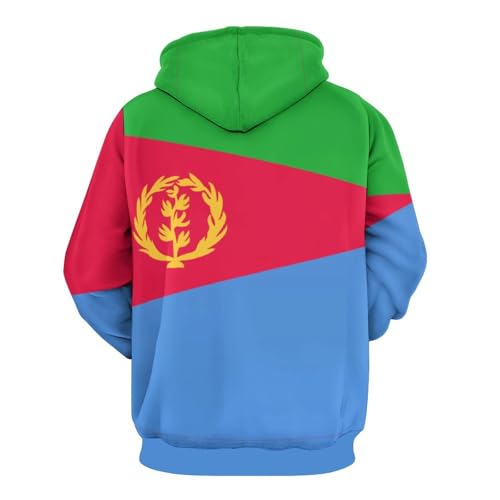 Sweat à capuche Érythrée pull symbole national cadeau idéal - 4