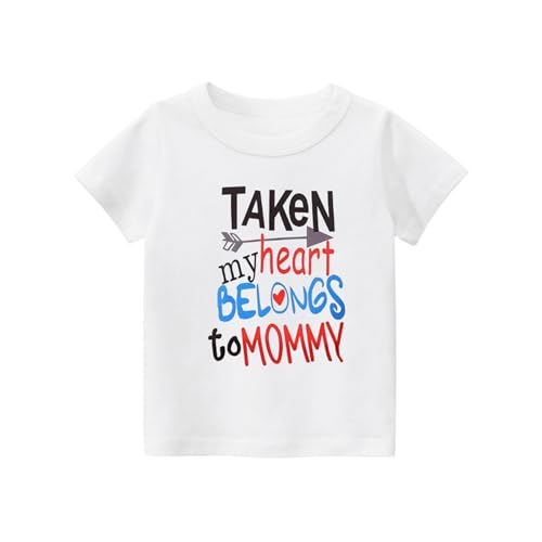2026 Camiseta Manga Corta Estampados Personalidad niños pequeños Verano Ropa Deportiva Juvenil Divertida Casual (White, 6-7 Years)