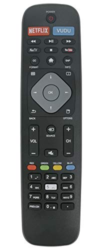 VINABTY Replaced TV Remote fit for Philips 4K Ultra HD Smart LED TV