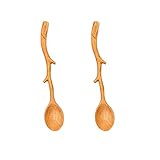 ✅ Utensilios de cocina de madera: estos utensilios de cocina de madera son los mejores cuando se usan utensilios de cocina antiadherentes, no rayarán sus ollas y sartenes. Incluso si el tazón de la cuchara está en una olla de estofado caliente, el mango aún se sentirá fresco al tacto. ¡Eso significa que no te quemarás la mano mientras cocinas!