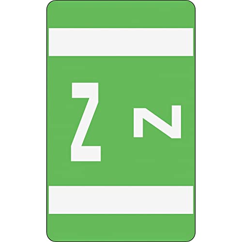 Étiquettes Alpha-Z Smead SMD67196 code couleur deuxième lettre pour classement dossier