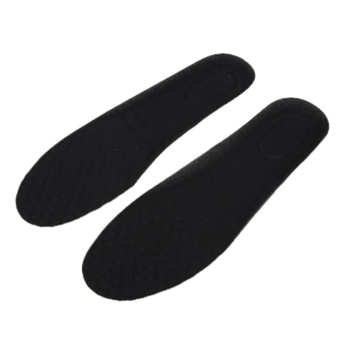 Para cómodo, eva - plantillas de masaje para zapatillas de deporte - cojín de insertos de zapatos (43-47 tamaño negro cinco pares vendidos)