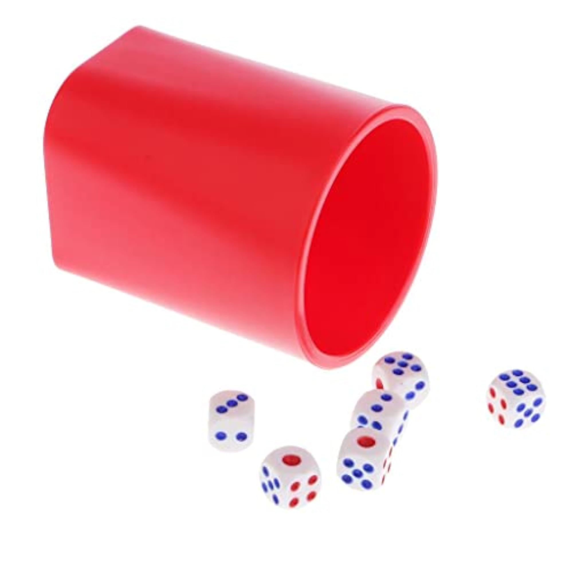 Rhombus Dice Cup with 6Pcs Dices
