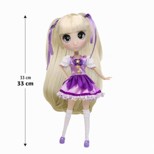 BANDAI - Shibajuku - Poupée Miki 30 cm - Licence Officielle Shibajuku Anime - Grande Poupée Kawai Style Japon - Poupée Collector Edition Kiki avec Accessoires - Jouet Enfant 3 Ans et + - HUS3035