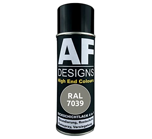Alex Flittner Designs Rust Protection Paint 4-in-1 RAL 7039 Quartz Grey Metal Protective Paint Spray Rust Protection Paint Spray Can