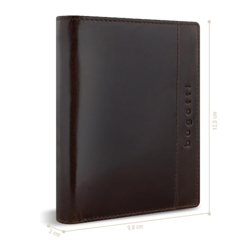 bugatti Romano portefeuille marron compact pour ranger vos cartes - 2