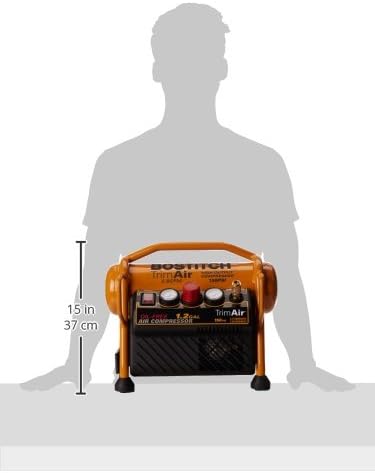 BOSTITCH Air Compressor for Trim, Oil-Free, High-Output, 1.2 Gallon, 120 PSI (CAP1512-OF)