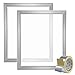 VEVOR Screen Printing Kit, 2 Pieces Aluminum Silk Screen Printing Frames, 20x24inch Silk Screen Printing Frame with 160 Count Mesh, High Tension Nylon Mesh and Sealing Tape for T-Shirts DIY Printing