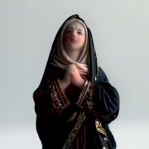 Estatua Virgen Dolorosa de Resina, 20 cm miniatura 6