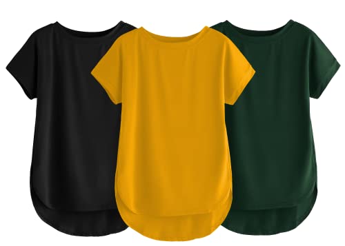 Image of Fabricorn Stylish Plain Up and Down Cotton Tshirt for Women