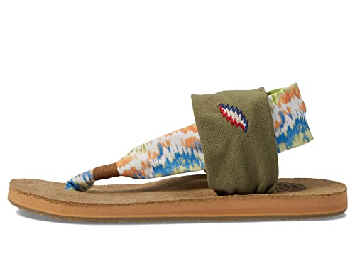 Sanuk Women's Gd Sling St X Grateful Dead4