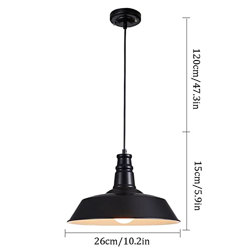 Plafonnier pour décoration de café de restaurant style rétro E27 - 5
