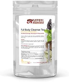 Full Body Cleanse Tea, Detox with Peppermint, Fenugreek, and Ginger (20 Bags)