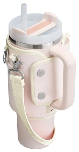 Image of STANLEY All Day Quencher Carry All for 40 oz Tumbler with Handle | Crossbody Bag with Phone Holder Pocket, Card Sleeve & Detachable Strap | Water Bottle Carrier Bag | BPA-Free |
