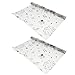 HEMOTON 2 Rouleaux Armoires De Cuisine Plateau Doublures Armoires Protecteur Tapis Intérieur De Tiroir Rouleau pour Armoires Placard Garde- Manger Réfrigérateur
