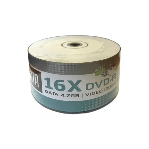 Arita dvd-r 16x ff inkjet white printable bobina 50