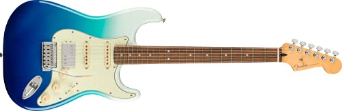 Player Plus Stratocaster HSS PF Belair Blue - Les Beatles, Paul McCartney, John Lennon, RIngo Starr, George Harrison Player Plus Stratocaster HSS PF Belair Blue