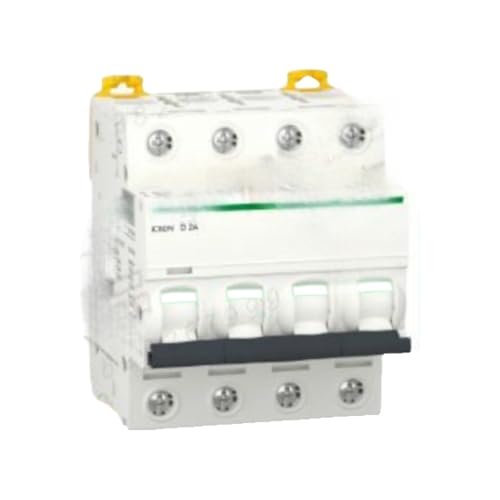Disjoncteur A9F75404 4P D4A pour sécuriser vos lignes électriques 6kA