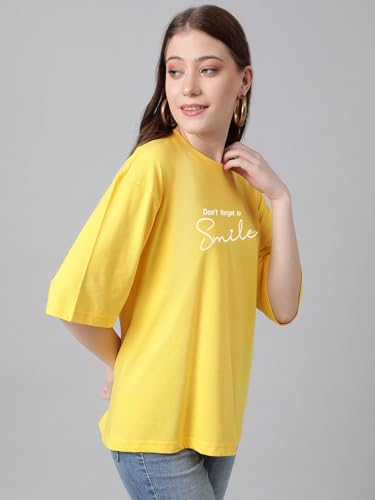Image of KOTTY Quirky Printed T-Shirt for Women | Fun & Playful | Casual Chillwear