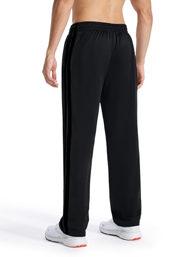 Tall Men's 34/36/38 Inseam Track Pants Warm-up Sweatpants Open Hem Tracksuit Bottoms for Gym Athletic Workout2