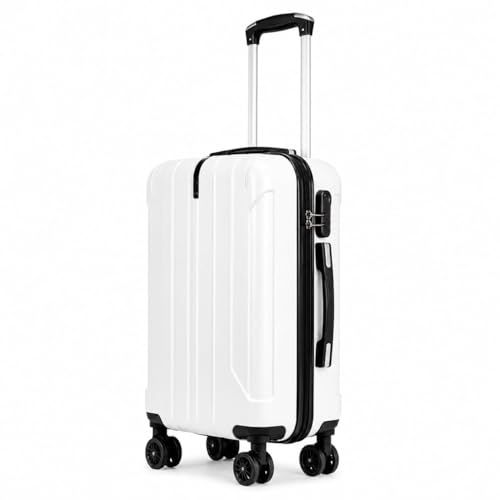 Mala de Bordo Premium ABS Antifurto Rodas 360° Giro Duplo Cadeado Integrado Bagagem de Mão Executiva Leve Resistente Compartimento Organizador Ideal para Viagens e Negócios 10kg (MB003)