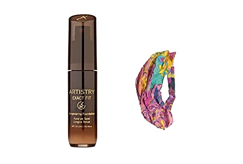 Amway artistry exact fit long wearing foundation - buff - 30 ml and stylish hair/head band [ASSORTED]{E-KAROBAAR} - COMBO
