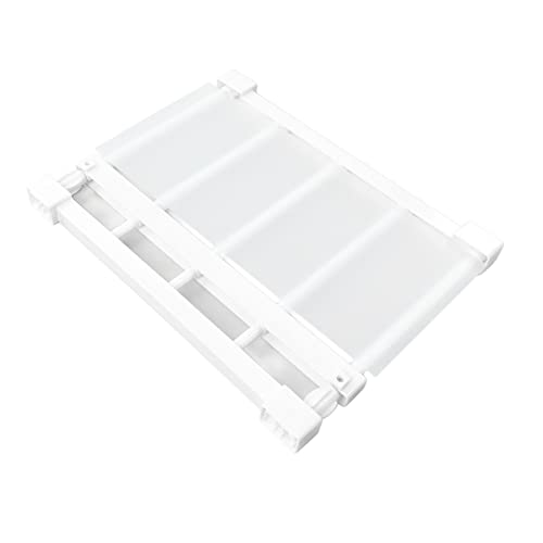 BONKZEBU Estante para Barra de Tensión sin Clavos, Estante de Almacenamiento de Armario Expandible, de Tensión para Armario Fácil de Instalar con Varilla Telescópica, Ideal para Organización de Ropa