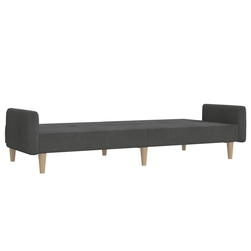 Divano Letto a 2 Posti Grigio Scuro in Tessuto,Divano da Soggiorno,Divano di Design Moderno,Divano Letto 2 Posti Economico-375853