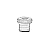 ACE GLASS 5844-65 Series Adapter, 36 Thred to 1/8in FNPT, PTFE