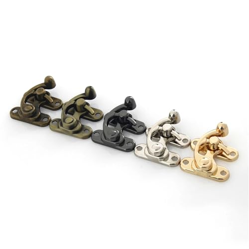 Boucle de verrouillage en métal bronze clair style haute finition - 8