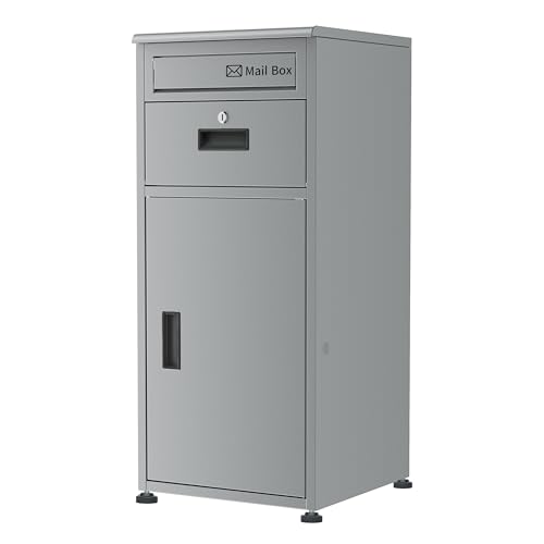 【日本企業】宅配ボックス 宅配BOX 136L大容量 防水 複数投函可能 組立不要...