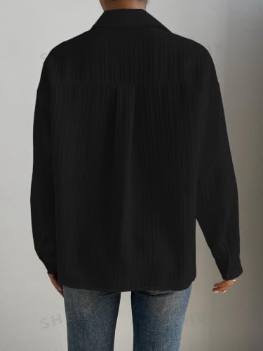 Image of GRECIILOOKS Shirt for Women | Women Shirt | Long Shirt for Women | Shirt Tops for Women | Oversized Shirt for Women