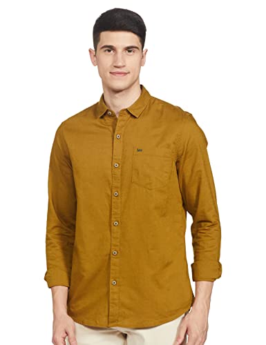 Image of Lee Men's Solid Slim Fit Shirt