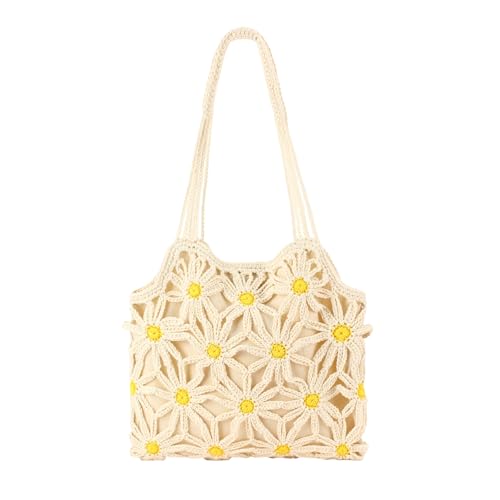 Bolso tejido mujer para playa y hombro