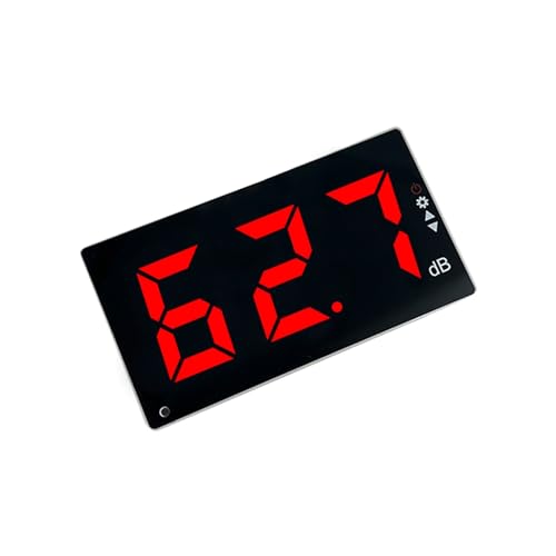 DC 5V デジタル騒音計 LCD 30-130dB 壁掛け騒音計デシベル騒音測定器アラーム付き,安定したモニタリング