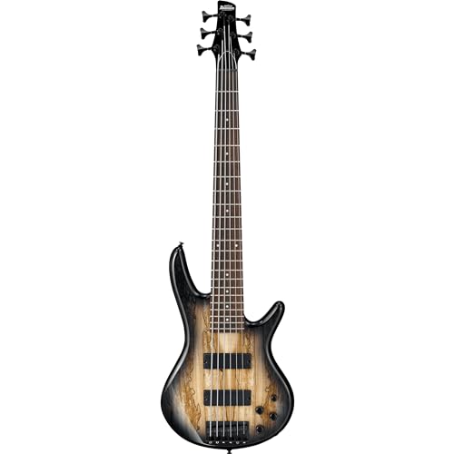 Ibanez GSR206SM-NGT GIO SR Series - Bajo eléctrico (6 cuerdas), color gris