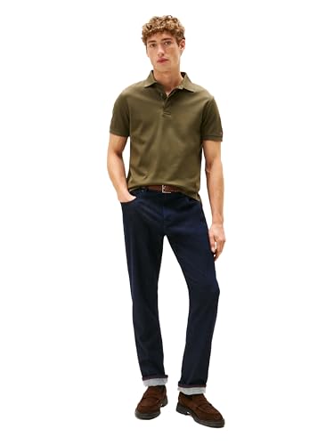 Image of Tommy Hilfiger Men's Short Sleeve Casual Polo Shirts in Regular Fit with Hidden Placket Design