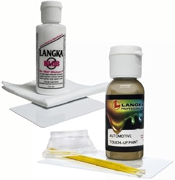 Langka 2oz Blob Eliminator and 1oz Touch-Up Paint Compatible with 2019, Infiniti, QX80, KAC, Brownish Gray Metallic