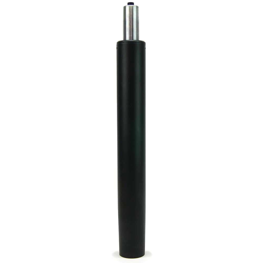 Cilindro a gas per sedia da ufficio, sgabello alto, seduto in piedi, altezza cilindro, 43-67 cm, universale, pistone in metallo Classe 3, colore nero