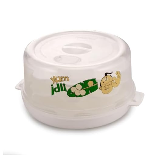 Nayasa Plastic Microwave Idli Maker (Multicolour, 3666)