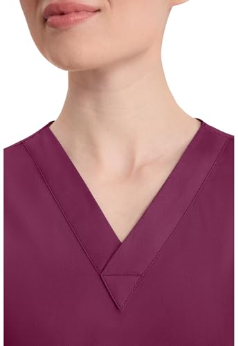 Image of Dickies EDS Signature Scrubs Tops for Women V-Neck Modern Classic Fit