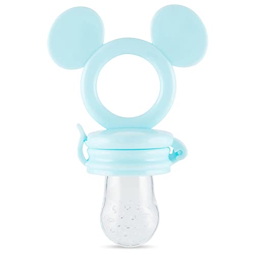 Image of Disney Mickey and Minnie Teether with Fruit Feeder - Safe and Durable Design for Soothing Your Baby's Teething Pains