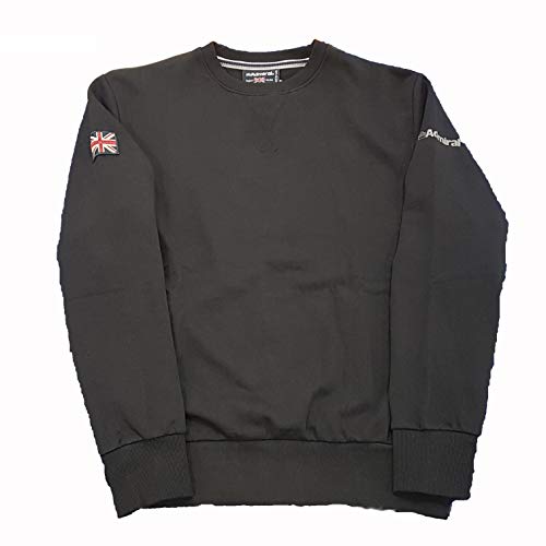 Admiral AD2423 Felpa Uomo GC 007 Nero,XXL