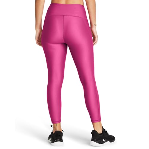 Image of Under Armour Women's HeatGear Armour High Waisted Ankle No-Slip Leggings