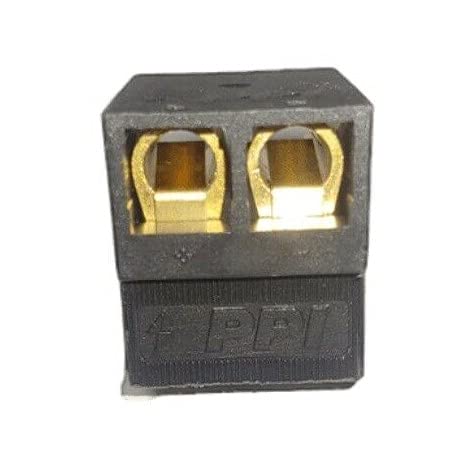 4Ga Gold PPI Precision Power Class PC PCX DCX 2pin Power Plug ppi, black