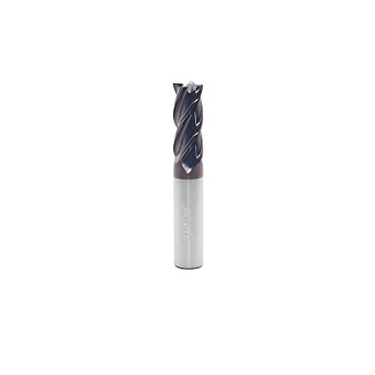 JIANXING 12mm Carbide Square End Mill Bits,4 Flute Cutting Tools,HRC 55 Deg,Tialn Coating,Straight Shank Square Nose End Mills Cutter,CNC Router Bits,Used in Alloy Steels/Hardened Steels(1 Piece)