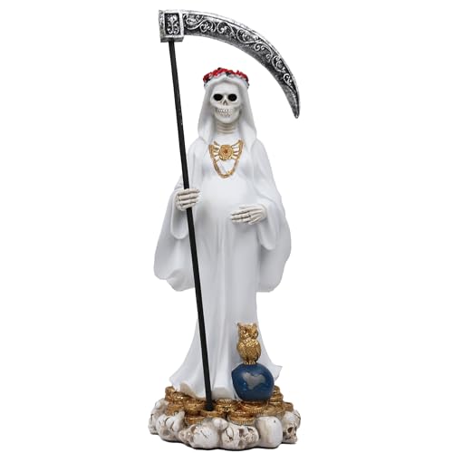 Estatua Santa Muerte 12" Multicolor Resina